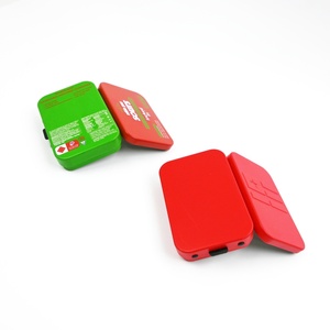 Boîte en fer blanc personnalisée avec logo imprimé OEM/ODM, écologique, de qualité alimentaire, résistante aux enfants, avec bouton, emballage en fer blanc recyclable, revêtement UV - Product Image 3