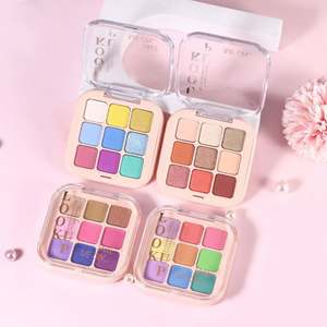 Paleta de Sombras de Ojos de 9 Colores, Alta Pigmentación, Venta al Por Mayor, Fabricante de Cosméticos, OEM - Product Image 4