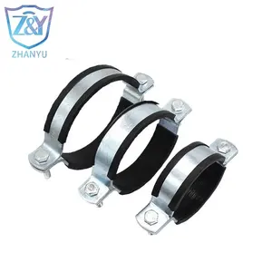 Manufacturer Unistrut Channel Anti-Seismic Bracket Fitting P Type Pipe Clamp With Rubber Automobile Spring Clamp Automobile