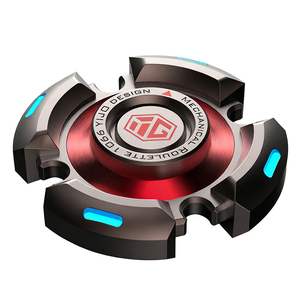 Fidget <span class=keywords><strong>Spinner</strong></span> Kim Loại Sáng Bóng, Con Quay Ngón Tay Phát Sáng, Đồ Chơi Giảm Stress EDC, Quà Tặng Con Quay Cho Người Lớn, Đồ Chơi Quay Trên Bàn - Product Image 1