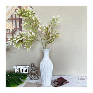 09 resistente decorazione da giardino per interni/esterni in plastica artificiale di erba di grano arbusto pannello verde parete piante matrimoni - Product Image 2