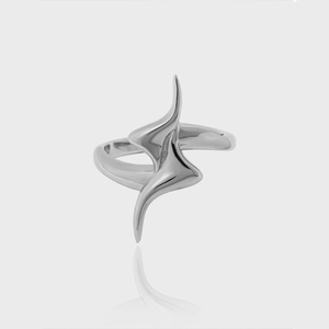 Anillo de <span class=keywords><strong>gaviota</strong></span> minimalista de acero inoxidable VAF Anillo Minimalista De <span class=keywords><strong>Gaviota</strong></span> De Acero Inoxidable Edelstahl - Product Image 1