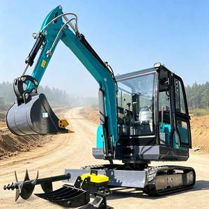 <span class=keywords><strong>Mini</strong></span>-Excavatrice de Chantier 5 Tonnes <span class=keywords><strong>avec</strong></span> Débroussailleuse et Bêche pour le Défrichement et le Nivellement des Terrains - Product Image 1
