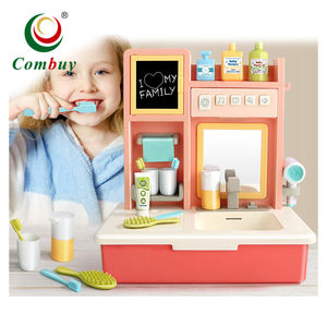 Évier de salle de bains pour enfants, jouet éducatif, jeu de simulation, ensemble de lavabo - Product Image 1