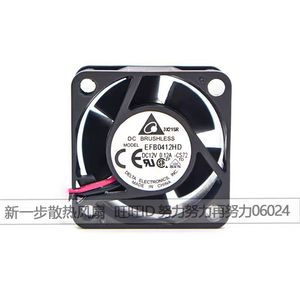 เดลต้า Efb0412hd 40x20 มม. 12v 0.12a พัดลมระบายความร้อนแบบลูกปืนคู่สำหรับเคสคอมพิวเตอร์ - Product Image 1