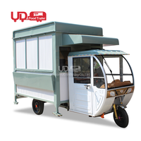 Meistverkaufter Elektrischer Food-Tricycle Hot-Dog-Stand Piaggio Ape Mobile Mini-Küchen-Truck Eiswagen