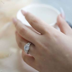 Dylam Latest New Design Delicate Bling Diamond High Quality 925 Sterling Silver Women <b>Rings</b> with 5A Level <b>CZ</b> Stone <b>Rings</b> Jewelry - Product Image 2