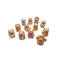 Jouet anti-stress créatif et tendance en forme de capybara, le plus vendu à l'international, en PU souple, pour adolescents et adultes, 9x12cm