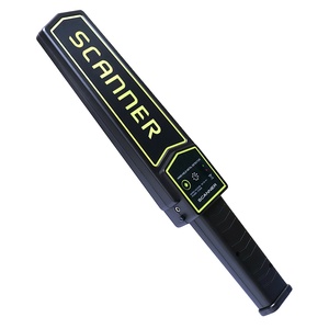 Detector de Metales Portátil, Escáner con Cuerpo de Plástico Negro, Dispositivo de Seguridad para Adultos, Alta Sensibilidad de Detección - Product Image 1