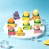 Vente en gros : Crème glacée mangue la plus délicieuse du fournisseur chinois, crème glacée mangue citron pêche virale, crème glacée en forme de fruit, alimentation exotique