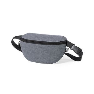 Sac banane promotionnel personnalisé avec logo, imprimé numériquement, en polyester RPET 600D, design élégant, pour cadeaux et sports - Product Image 1