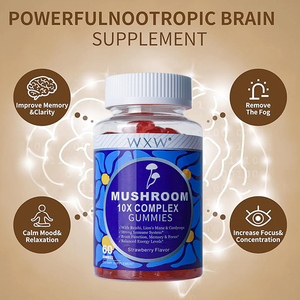 Gomitas de setas personalizadas OEM Boost Energy Gummy Mejora la memoria y el sueño Candy - Product Image 4