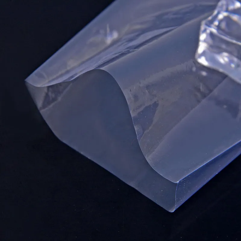 1000pcs 10x18cm light blue color PVC wrap film roll plastic heat shrink bags