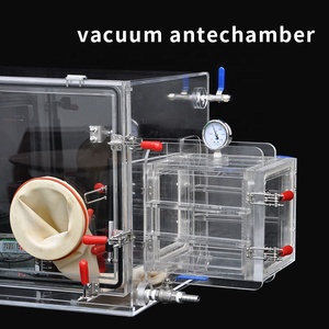 Boîte à gants en acrylique à gaz inerte Personnalisez la fenêtre avant pour ouvrir la boîte d'opération avec antichambre à vide Chambre anaérobie - Product Image 3