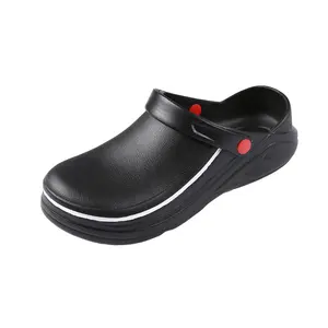 Hot Selling Eva Resistant To Dirt Easy Cleaning Anti Slip Oil Proof Hotel Kitchen Men Chef Clog Shoes