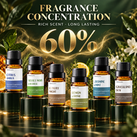 Huile parfumée personnalisée pour diffuseur de voiture, huile de parfum longue durée pour voiture, désodorisant d'air pour voiture, approvisionnement en gros, coffret cadeau d'arômes inspirés des hôtels