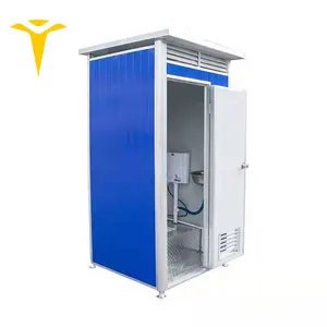 Modular practical prefab container toilet Easy Install Construction Site Standard Container Mobile Public Toilet