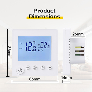 Термостат GEYA AC 90V-240V 5500W 16A с LED-дисплеем, умный, с датчиком 3м, 5 лет гарантии, огнестойкий, для дома/офиса/торговых центров - Product Image 5