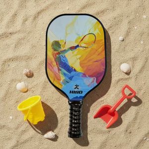 Racchetta da Pickleball in Fibra di Carbonio di 5a Generazione con Nido d'Ape e Peso in Metallo Incorporato per Bambini - Resistente per Uso in Tutte <span class=keywords><strong>le</strong></span> Stagioni e per Competizioni - Product Image 2