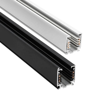 Système d'éclairage sur <span class=keywords><strong>rail</strong></span> moderne à 6 fils pour usage commercial, montage en surface, suspension au plafond, rails <span class=keywords><strong>LED</strong></span> à 6 fils pour éclairage ponctuel - Product Image 2