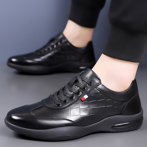 Neue Hochwertige Britische Aristokratie Herren Echtleder Schnürschuhe Luxuriöses Design Tarnmuster Sneakers Sommer Herbst Winter - Product Image 4
