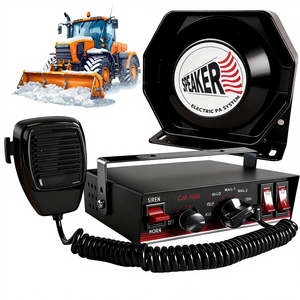 150W Acil Durum Araç Sireni <span class=keywords><strong>PA</strong></span> Sistemi 108-134dB İtfaiye Aracı Sirenleri Yelp/Wail/Hi-Lo Modları IP67 Su Geçirmez 2 Yönlü Hoparlör - Product Image 1