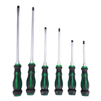 Vente en gros en usine de tournevis trophée à pointe croisée avec poignée en PVC Taille 4 pouces 6 pouces 8 pouces ensemble