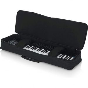 Muestra gratis impermeable 88 teclas teclado Piano bolsa con acolchado grueso, tela Oxford 420D, 2 bolsillos de almacenamiento para Piano Digital - Product Image 6