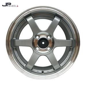 Velg mobil balap, velg mobil 16 inci Volk balap TE37, velg 6 Ruji, roda mobil 14 15 16 17 18 19 20 inci # M1013