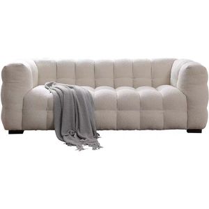 Ensemble <span class=keywords><strong>de</strong></span> canapés en tissu pour salon, style moderne, confortable et <span class=keywords><strong>de</strong></span> détente, pour petite famille, hôtel, mobilier <span class=keywords><strong>de</strong></span> maison, couleur crème, effet guimauve - Product Image 1