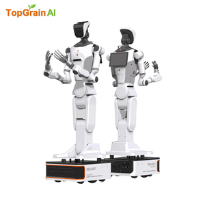 Robot humanoïde sur roues RealMan RealBOT 21DoF avec intelligence embarquée IA, en alliage d'aluminium, IP54, bras doubles 7DoF, pour la recherche - Product Image 1