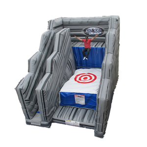 Fantastic inflatable combo cliff <span class=keywords><strong>jumping</strong></span> and dry slide, jump to children and adults - Product Image 1