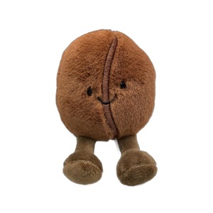 Direto da fábrica personalizado macio confortável simulado Coffee Bean <span class=keywords><strong>Plush</strong></span> <span class=keywords><strong>Toy</strong></span> para Stress Relief e Bedtime Companion - Product Image 1
