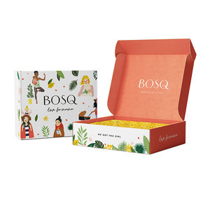 Custom Printing Personalised Ecommerce Subscription Postal Corrugated card paper Shipping Boxes Mailing Mailer Box