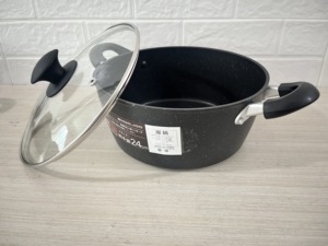 Pentola a Doppia Faccia in Pietra Antiaderente per Cucine a Induzione e a Gas, Casseruola per Stufato in Alluminio Pressofuso, Pentola per Zuppa e Utensili da Cucina per Uso Domestico - Product Image 5