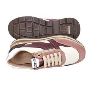 Sneakers Donna Keys K 11230 Taupe con Plateau Chunky - Product Image 6