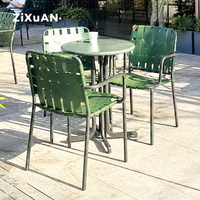 Canapé d'extérieur en rotin pour cour, balcon, mobilier d'hôtel, chaise de salle à manger de loisirs, table basse simple imperméable pour jardin