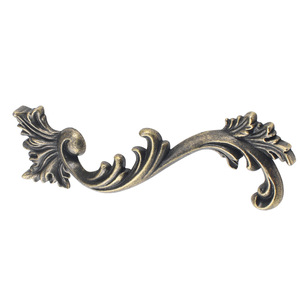 French Style Zinc Alloy Cabinet Handle Bronze Bar Shape Durable Furniture Hardware - Product Image 5