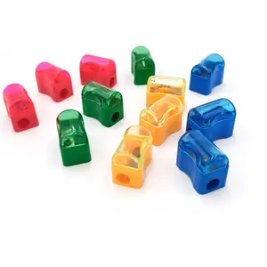 mini color high quality pencil sharpener office school One hole Plastic Pencil Sharpener