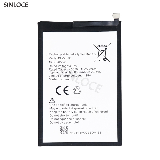 China High-quality Battery Production Lithiumn Mobile Cell Phone Battery Factory Wholesale for Infinix Hot 10i BL-58CX