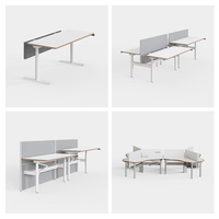Bureau debout moderne, silencieux, électrique, intelligent, personnalisation complète, bureau réglable en hauteur pour la maison et le bureau