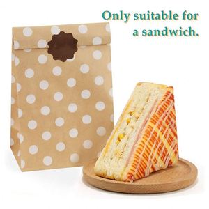 High Quality Paper Lunch Kraft Paper Bag <b>Snack</b> Bread Craft Bag Recycled Eco-friendly Durable Multi-Purpose Practical Paper Bag - Product Image 3