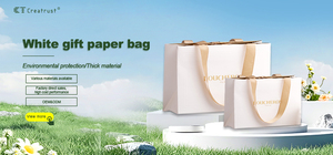 Creatrust Nhà cung cấp trong suốt cửa sổ Nhựa Tùy Chỉnh bao bì vàng đen bagdream Quà tặng Túi giấy - Product Image 6