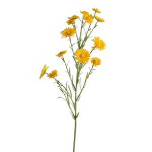 Fiori Artificiali Gialli a 13 Teste di <span class=keywords><strong>Margherite</strong></span> Mini (Crisantemi Selvatici) 60CM, Fiori Finti Rustici per Soggiorno, B&B, Decorazioni Matrimoniali - Product Image 5
