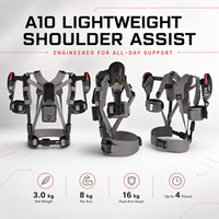 Exosquelette de membre supérieur longue durée à haute assistance et anti-fatigue pour la construction intensives et la manutention de matériaux industriels