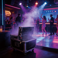 Machine à brouillard et à fumée électrique manuelle ML 600W avec télécommande, pour DJ, discothèque, DMX512, Flight Case, 110V-240V, prise européenne/américaine