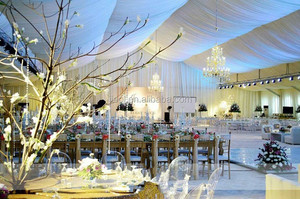 Tente de réception imperméable blanche et noire pour mariage, <span class=keywords><strong>chapiteau</strong></span> de luxe extérieur pour 100 personnes, 1000 places assises, tente transparente - Product Image 5