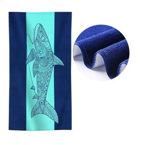 Custom Microfiber Terry Towel Beach with logo Beach Towel Bag Personalized Printed Microfiber Terry Beach Towels - Product Image 1
