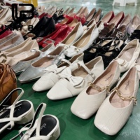 S15 Chaussures d'Occasion Femme Mixtes à Talons Mode en Gros Vente Chaude Seconde Main pour Balles