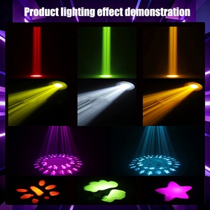 Luz de Haz LED 3 en 1 de 16/24 Canales y 380 W, Rotación Horizontal de 540° y Vertical de 280°, Control DMX512, RGB para Uso en Ingeniería de Escenarios - Product Image 5